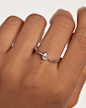 Twing 银戒指 - 925 sterling silver