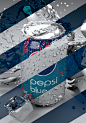 3D Pepsi Blue Can - Advertising Imagery : 3D Product visualisation and creative advertising for Pepsi Blue.