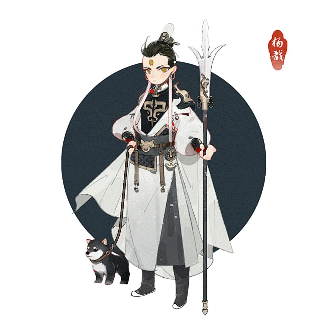 「 杨戬 」（Granting Titles to Gods）, ICE .-花瓣网