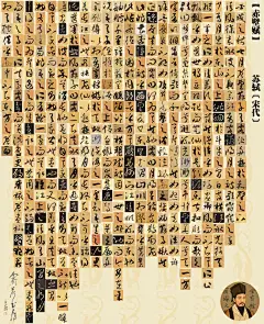 《赤壁赋》书谱草书风格集字【一】_1_霁荷书房_来自小红书网页版