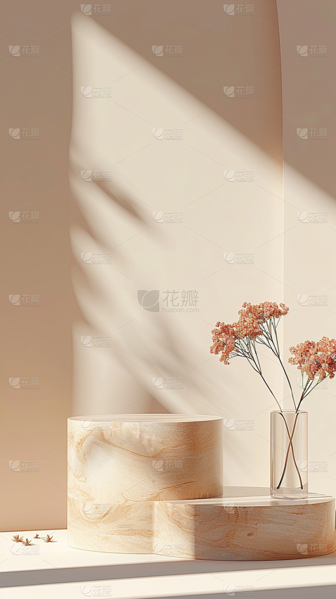背景通用简约电商实景图片