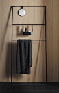 Brugbad towel rack.: 