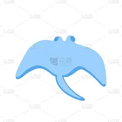 简单,儿童,夏天,海洋,矢量,动物插画,海洋生命,酷,白色背景,设计