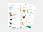 Behance 上的 Grocery Delivery App UI Design | Grocery Mobile App UI