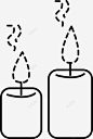 蜡烛火宗教图标高清素材 设计图片 页面网页 平面电商 创意素材 png素材