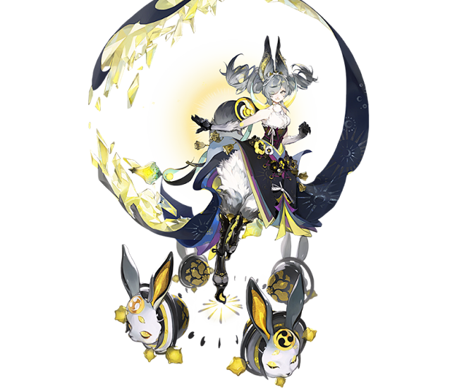 《阴阳师》手游式神录_式神流光追月神_流...