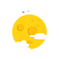 中秋节节日兔子月亮月饼图案素材