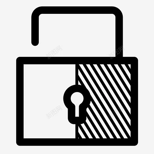 解锁秘密保护图标 标志 UI图标 设计图片 免费下载 页面网页 平面电商 创意素材图片_开放图标图片素材-花瓣网