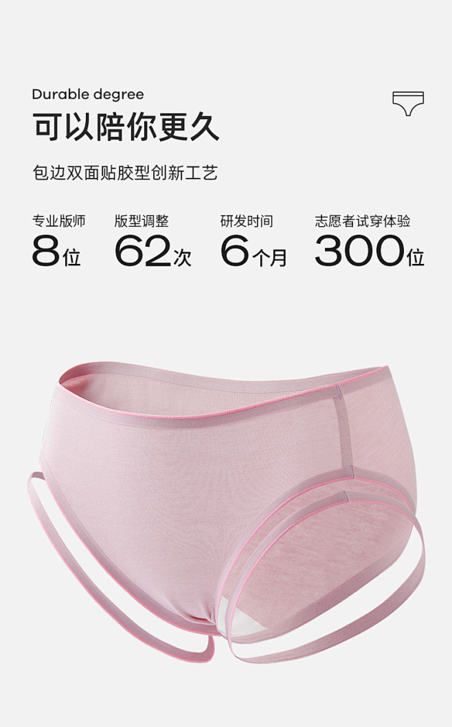 有棵树三角裤女士内裤女纯棉全棉裆抗菌中腰...