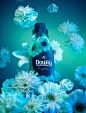 Our newest Photography, Adobe Photoshop and Design work for Downy and Grey. To create the scenary, Milton Menezes and Stéfani Pimenta have used real flowers with the perfum of each essence, and hoisted them manually with nylon wires.  We also made th…