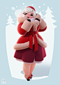 Christmas 2018 - Seasonal Sally, , AndyH - CGSociety