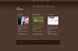 50个漂亮的棕色风格网页设计(8)