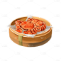 海鲜美食蒸螃蟹元素