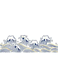 金色线条山水  - 源文件下载【酷图网】国潮,山水,中国风,山川,河流,云朵,插画,手绘,卡通,中国山水,国画,