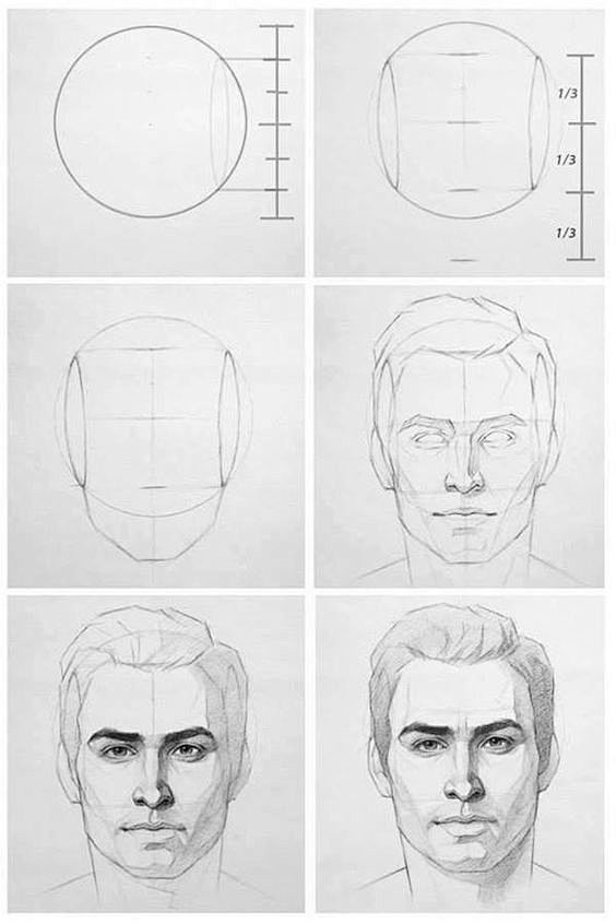Face drawing referen...