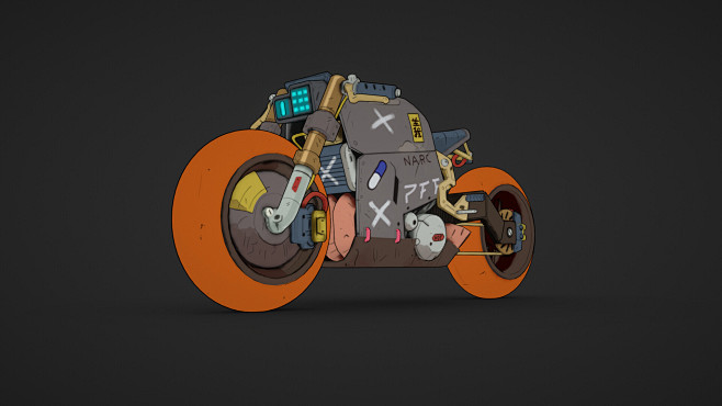 Cyberpunk bike, Nels...