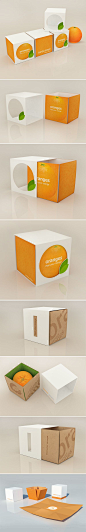 Orange packaging by Bublik , via Behance, Who wants an orange PD