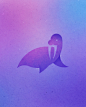 13个彩色动物海象logo设计——由13个圆圈标准化制图创造的logo 上海logo设计公司http://www.shinerayad.com/servicework.aspx?id=1