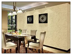 天丽田园藤蔓线条枝叶PVC塑料卧室书房专用_壁纸大全_雅特居家壁纸网