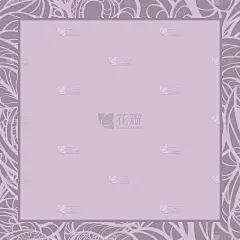 手绘花粉色边界。