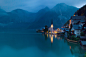 Nightfall at Hallstatt 哈尔施塔特