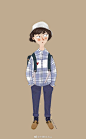 小小少年，很少烦恼，开学季

儿童插画超话#小新儿童插画##每日一画# ​​​​