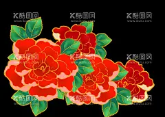 手绘国潮鲜花  - 源文件下载【酷图网】手绘国潮鲜花,国潮鲜花,手绘鲜花,古典鲜花,鲜花,古风鲜花,中国风鲜花,手绘古风鲜花,手绘古典鲜花,鲜花插画,手绘鲜花插画,国潮鲜花插画,中国风,鲜花素材,