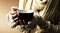 People 1920x1080 cup coffee fingerless gloves cold women winter