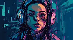Cyberpunk girl