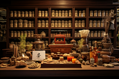 药剂中医药房摄影图