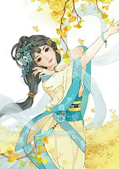 古风 插画 cg 壁纸 同人 古装 美人 手绘 鼠绘 厚涂 唯美 水墨 中国风 橙光 