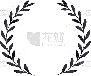叶子,王冠,月桂花冠,华丽的,周年纪念,枝素材-花瓣网