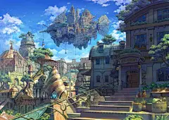 一组高质量的场景插画欣赏！画风细腻十分冲击视觉的大作-搜狐大视野-搜狐新闻