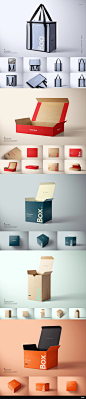 纸袋样机购物袋子包装/礼品盒包装合集样机[ PSD,112GB] Mockups Printhouse-Mockups-Bundle