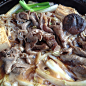 Prime rib Sukiyaki prepared table side. Jealous? | Sukiyaki