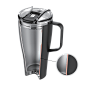 TODDY XL 32oz Insulated Coffee Mug | Carrara : The BrüMate Toddy XL is our versatile, fully leakproof, triple-insulated, stainless steel mug with a handle that works with both hot and cold beverages. The double-threaded design allows left or right-handed 