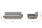Simonne Modern Daybed with Mattress
