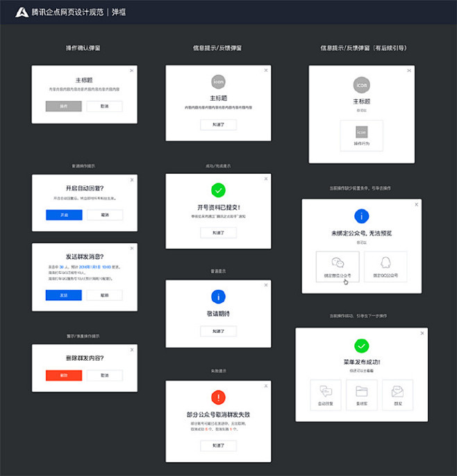 【超全面！腾讯设计师做了100个弹框后总...