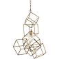 Arteriors Home Noel Antique Brass Pendant