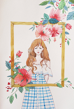 不及你一人暖”采集到♔【文艺】插画、水彩