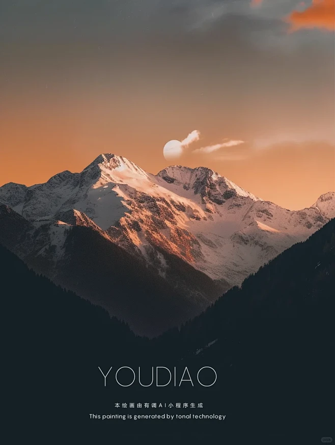 摄影 瑞士雪山