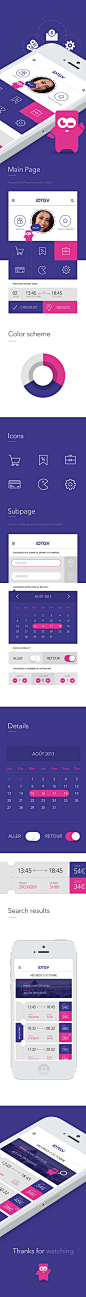 iOS7 Proposal iDTGV on Behance