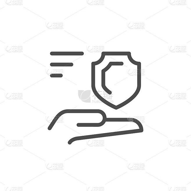 安全供应线图标