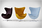Design / Industrial design(Egg chair by Arne Jacobsen) — Designspiration