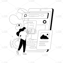 yuanzidesign采集到金融app插画