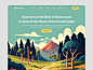 Ecotourism - Travel Landing Page (Hero) by Muhammad Dani Asyrofi ✨ for Kretya on Dribbble