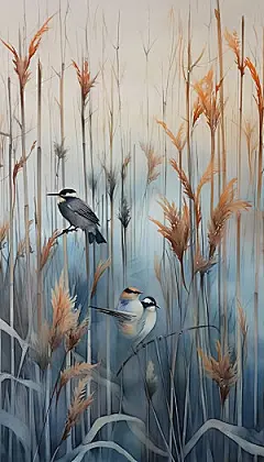 寒露二十四节气手绘节气插画