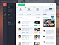 Product Dashboard, Activity Feed UI/UX