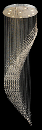 Designer Chandelier Australia Pty Ltd - Contemporary Wave LED Chandelier - W:80cm H:260cm , $2,499.00 (<a class="text-meta meta-link" rel="nofollow" href="<a class="text-meta meta-link" rel="nofollow" hre