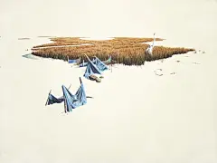 George Boorujy，美国画家、艺术家，现居布鲁克林，其作品以油画居多，分享他的一些插画作品，元素不多但很写实。

主页：http://www.georgeboorujy.com